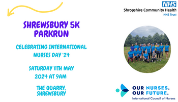Shrewsbury Park 5k run poster