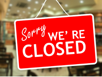 Sorry we are closed