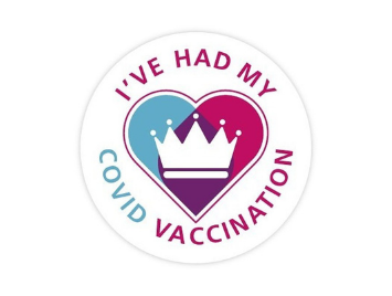 covid vaccine badge