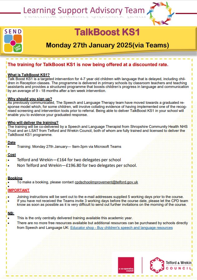Talk Boost January 2025