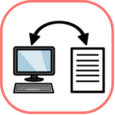 Communication and interaction Before the assessment image of computer