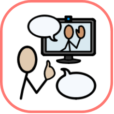Communication and interaction pathway After the assessment image of telehealth