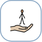 First Links, During the therapy session, image of person in a hand