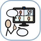 First Links, After the therapy session, Image of video call
