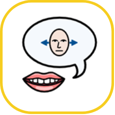Standard pathway image of a mouth and speech bubble