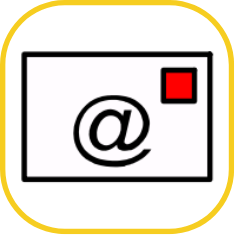 Standard pathway image of an email symbol