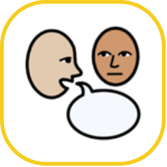 Standard pathway image of people talking