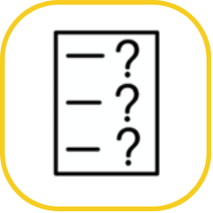 Standard pathway image of questionnaire symbol