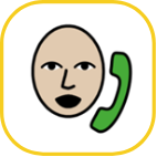 Standard pathway image of someone talking on a phone