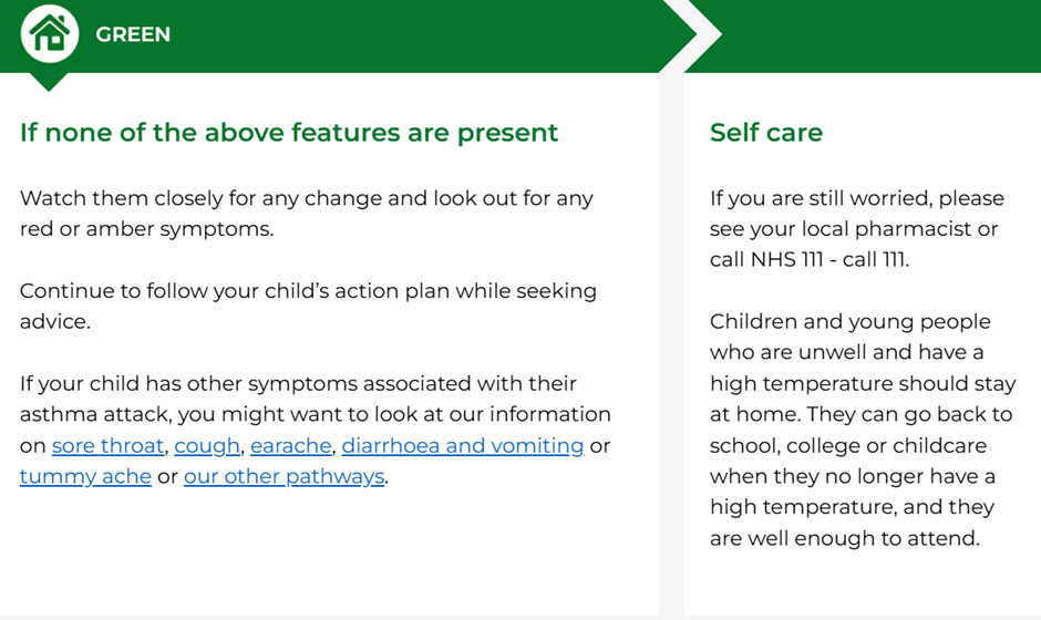 Asthma - When should I be concerned - Green