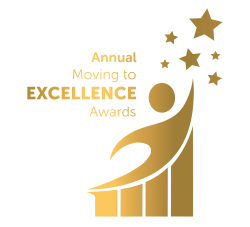 Moving to Excellence Awards Logo GOLD Moving to Excellence Awards Logo GOLD